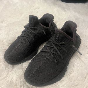 authenticated yeezy boost sneakers onyx